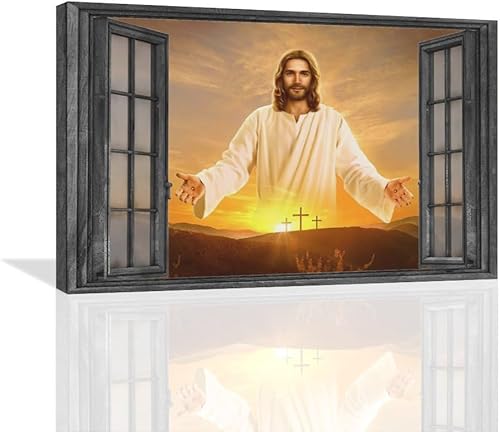 Miniatura 7 de Arte de pared bíblico con texto en inglés Escritura, cuadros bíblicos de cruz cristiana, decoración de pared, fe religiosa, cita inspiradora, lienzo