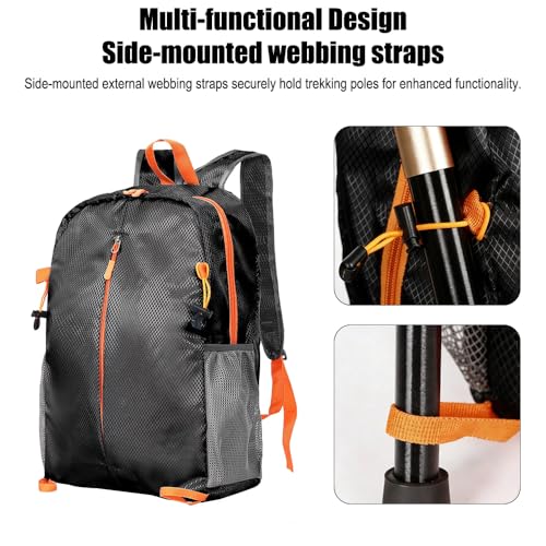 Mochila ligera pequeña impermeable para trekking miniatura 6