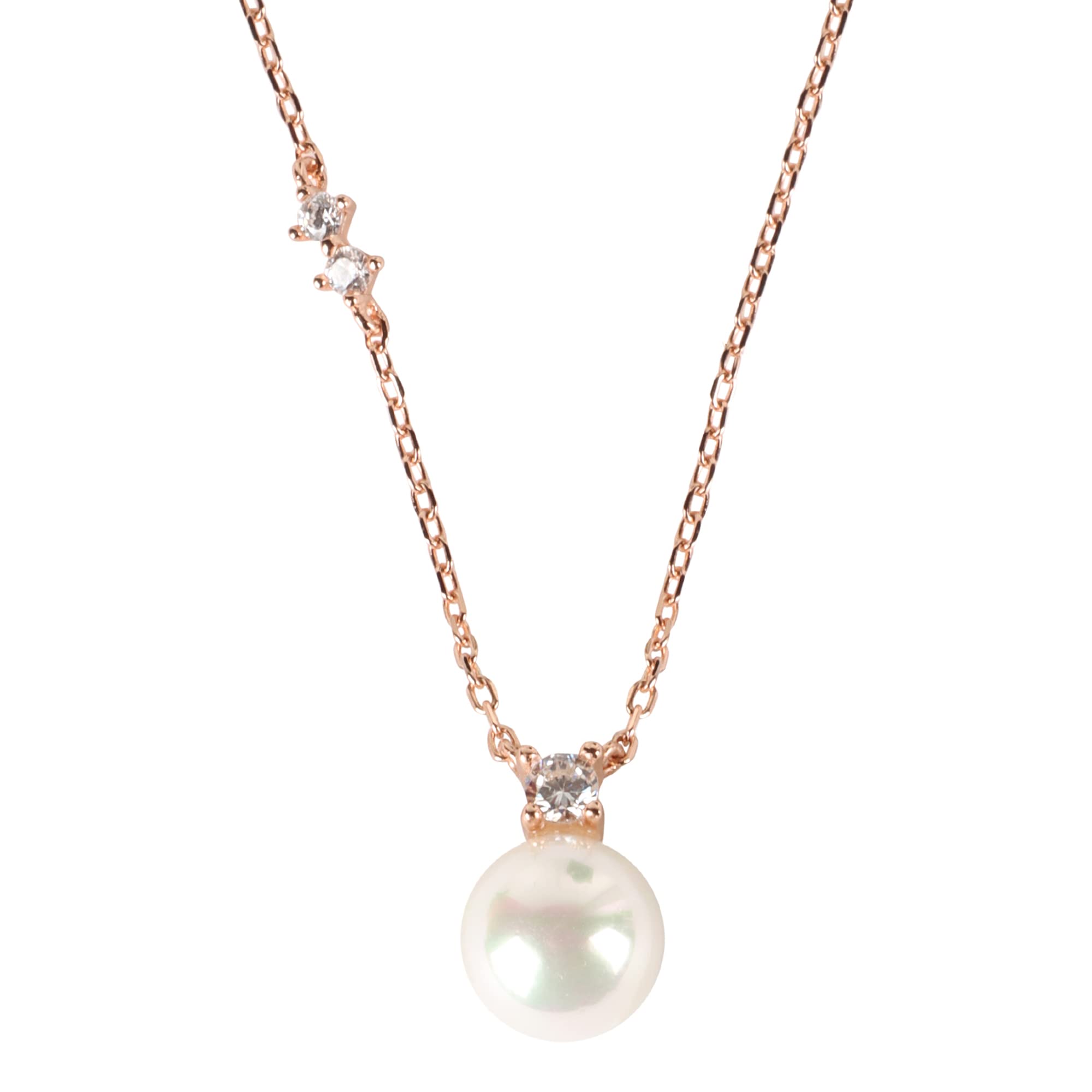 Furn Aspire 925 Sterling Silver with 18K Gold Plating Classic Pearl Chain Pendant Necklace for Parties Weddings Special Events Luxurious Pearl zircon jewellery for Women/Girls with 925 Authenticity certificate (Gold) (B0BLHL62GK) Amazon Price History, Amazon Price Tracker