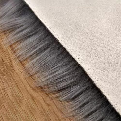Tapete redondo peludo Lifup color dorado 2x2 pies miniatura 2