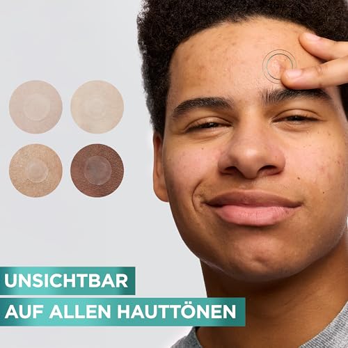 Garnier Hautklar Pimple Patches Invisible, unsichtbare Hydrokolloid Anti Pickel Patches mildern Sichtbarkeit in 8H, XXL Pack mit 44 Stück, gezielt gegen Pickel & Akne 3