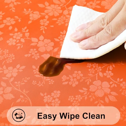 Image of Smiry Heavy Duty Vinyl Fitted Tablecloths for 6 Foot Rectangle Tables