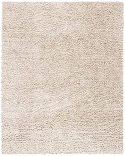 Tapete decorativo SAFAVIEH August Shag 9' x 12' Beige miniatura 3