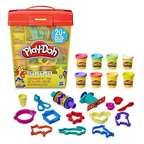 Hasbro Play Doh Zestaw Do Ugniatania, Wielokolorowy, 8 kolorów