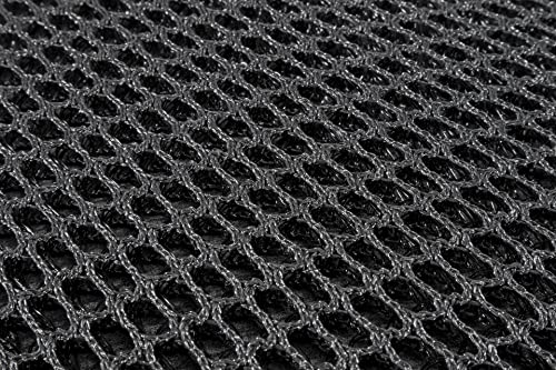 Tissu d'espacement 10 mm noir maille 3D Air Mesh pour coussin et siège