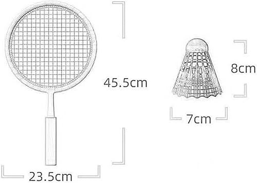 Miniatura 4 de Raquetas de bádminton para niños, raqueta de tenis de agarre cómodo, raqueta de tenis, juguetes deportivos para jugadores, zona de juegos de