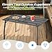 AECOJOY Outdoor Patio Dinning Table for 6, 51
