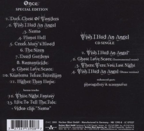 Once+Wish I Had An Angel (Collectors Box)