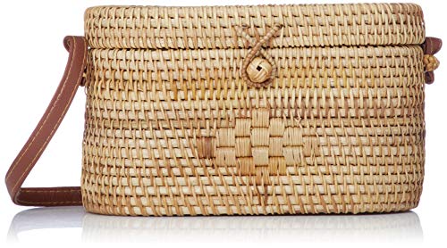 EARTH MADE(アースメイド) Rattan Shoulder Bag Oval 47-4086