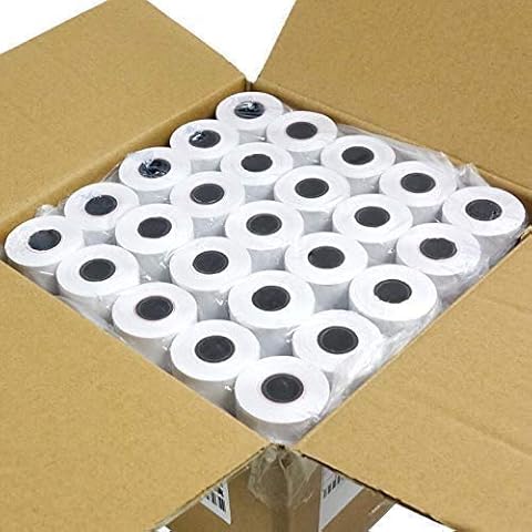 20 Premium Thermal Till Receipt Roll 57X40X12mm, for Chip and Pin Machines Cover