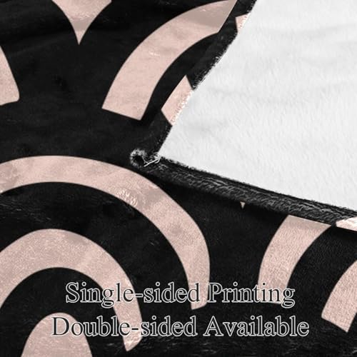 Couverture polaire contre le froid plaid écaille noire doux pour canapés - 4