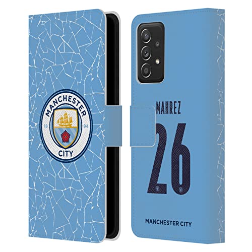 Étui en cuir Manchester City Samsung A53 5G finition maillot Mahrez