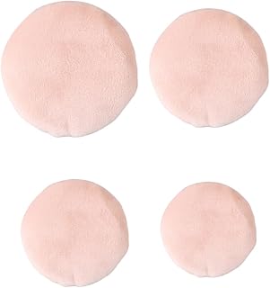 FRCOLOR 4 Peças Bolo Em Pó Puff Beleza Pó Puff Cosméticos Pó Puff Maquiagem Liquidificador Puff Rosto Maquiagem Fundação Esponjas De Maquiagem Para Rosto Esponja De Maquiagem Redonda Pó