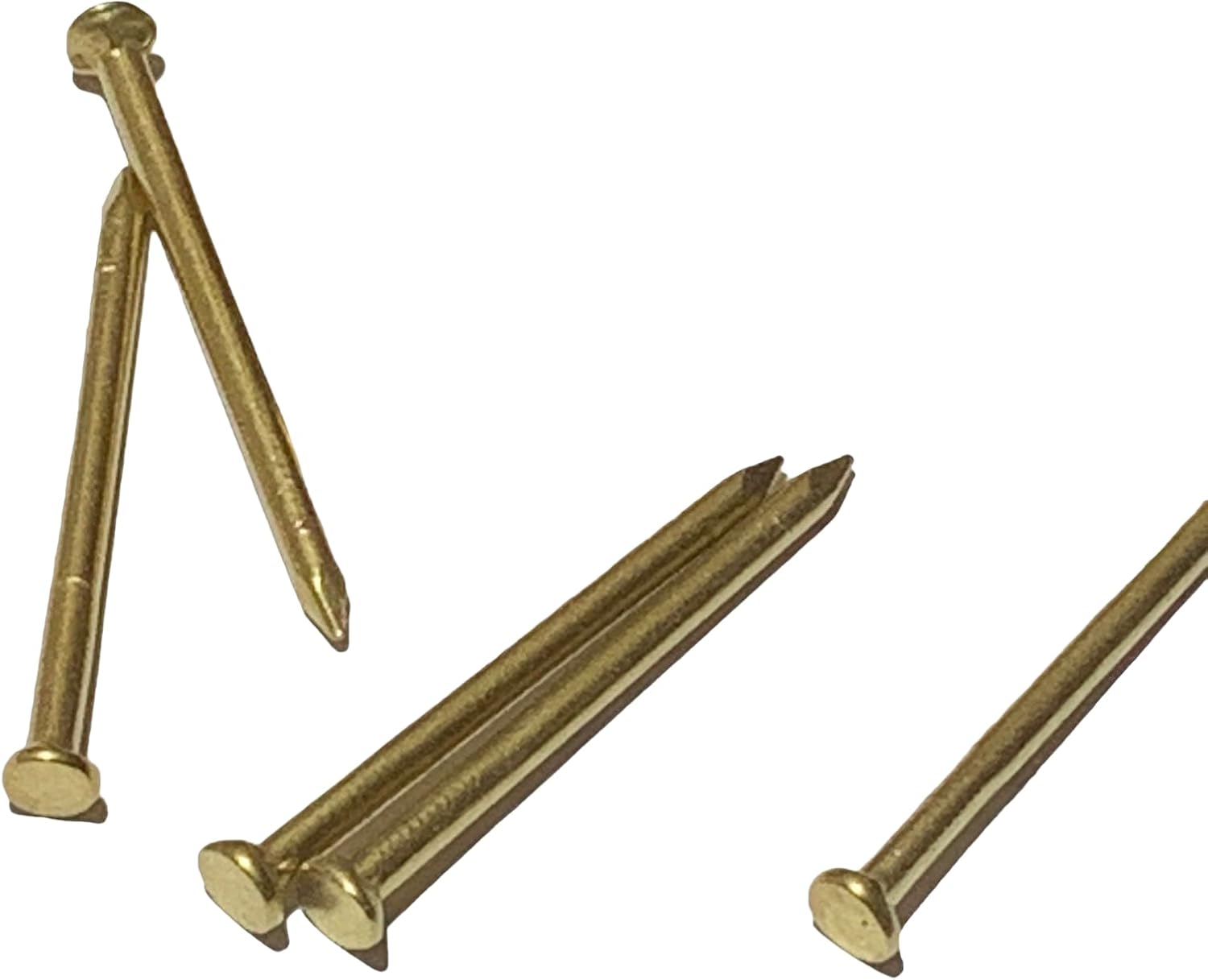 Brass Nails - Pure Brass Fastening Nails. Commonly used in high-end places like villas, wooden boards, temples (30mm35pcs)