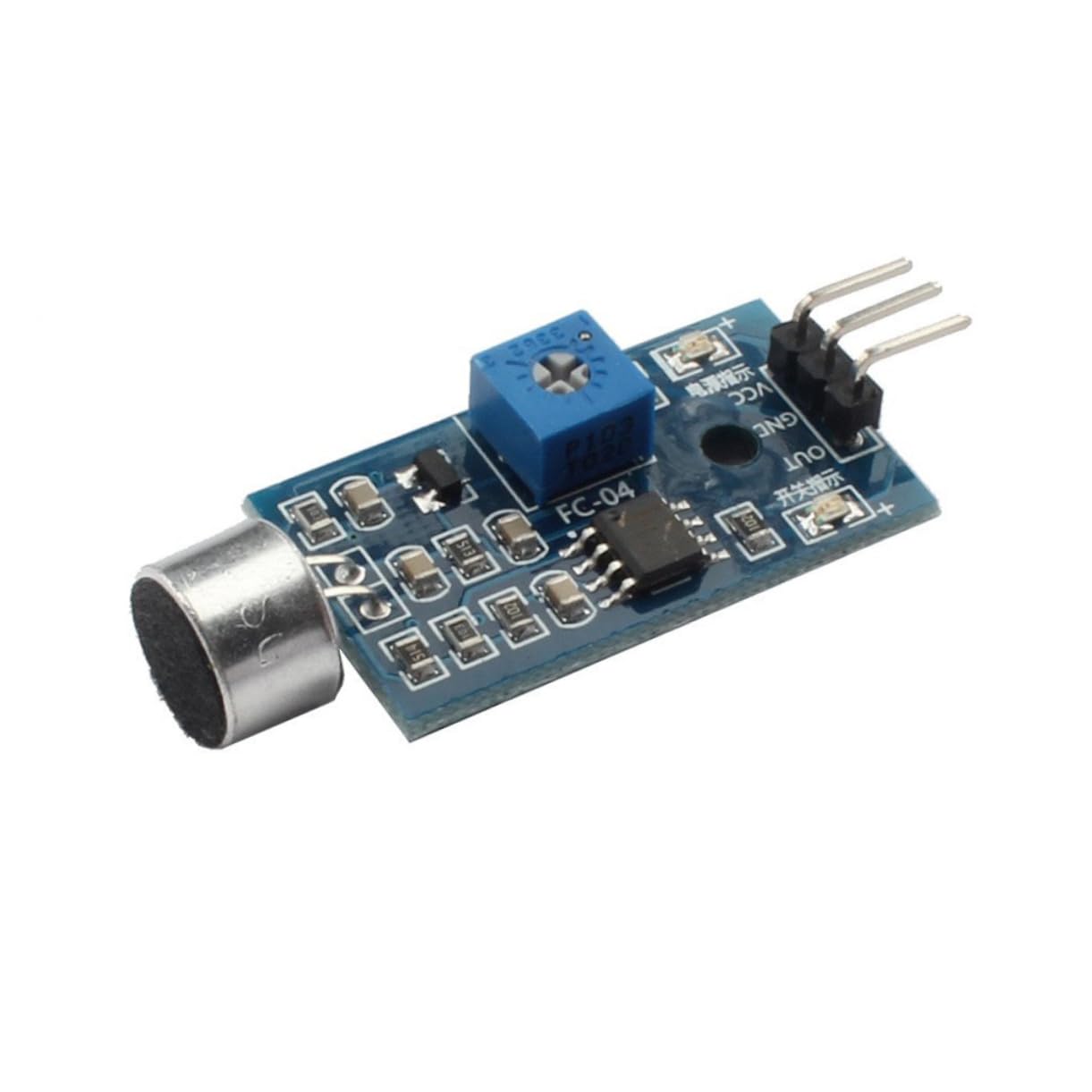 COSMEVIVI Voice Sensor Sound Detection Module 3.3v-5v Operating Voltage Digital Potentiometer Setting