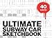 Produktbild ULTIMATE SUBWAY CAR SKETCHBOOK: Graffiti sketchbook with numerous blank train silhouettes from all around the world