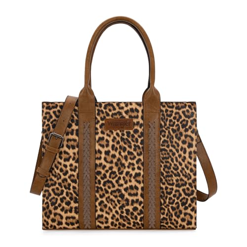 Image of Montana West x Wrangler Tote Bags Purses for Women Work Top-Handle Handbags with Strap