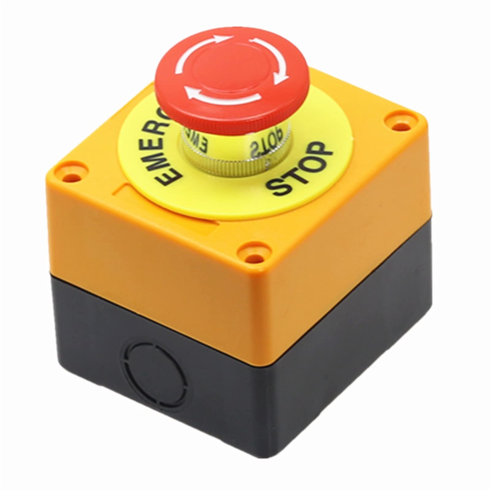 Bouton d'arrêt d'urgence rouge LAY37-11ZS coup de poing DPST NO+NC AC660V