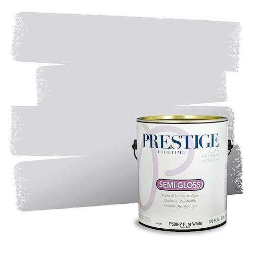 Paints Interior Paint and Primer In One, 1-Gallon, Semi-Gloss, Comparable