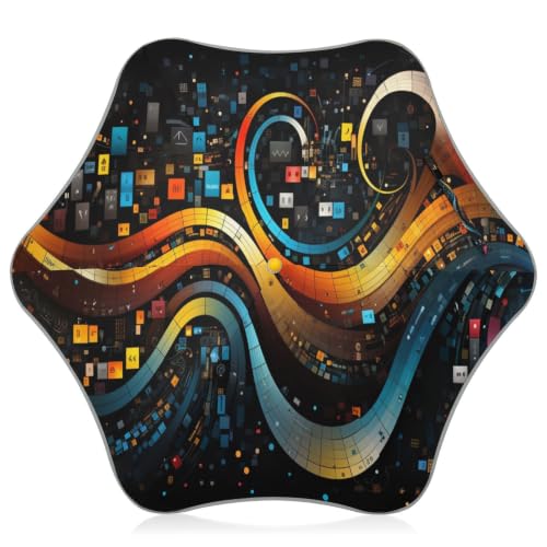 Parapluie enfant réfléchissant anti-UV bouton poussoir motif étoile de mer