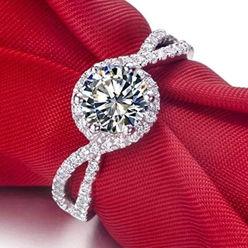Jude Jewelers Platinum Plated 1.5 Carat Cubic Zircon Simulated Diamond Wedding Engagement Proposal Ring2