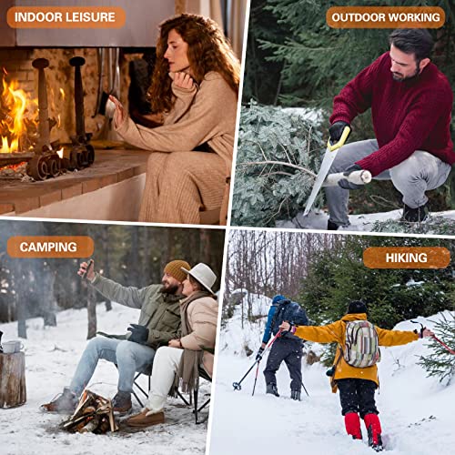 Novayard Wool Ski Socks, Cold Weather Socks For Snowboarding Thermal Knee-High Winter Warm Socks #TOP4