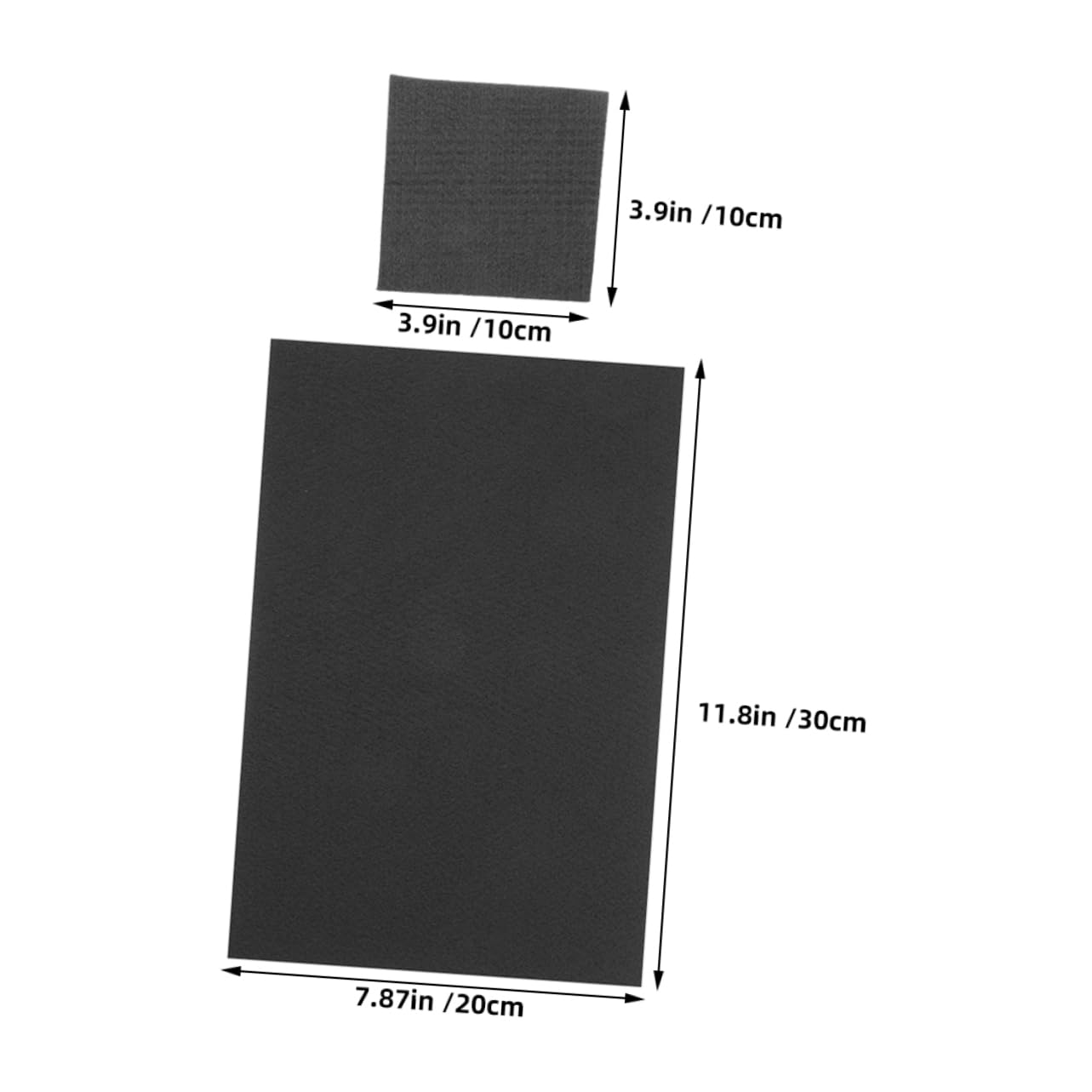 Ciieeo Heat Insulated Carbon Felt Blanket Fireproof Mat Welding Fire Blanket Carbon Fiber Insulation Pad