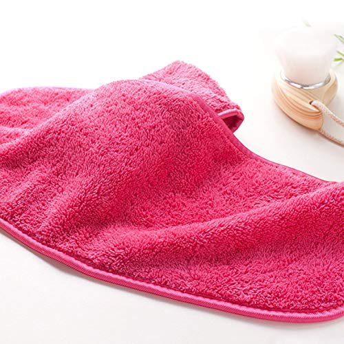 Toalha de limpeza facial reutilizável para remoção de maquiagem de fibra superfina toalha de limpeza