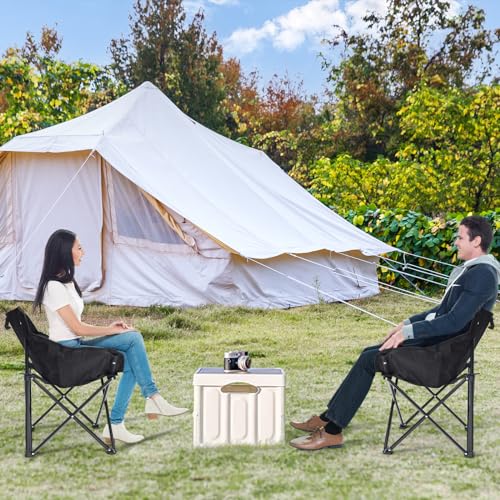 Camping-Chair-2-Pcs-Portable-Folding-Chairs-Backpacking-Chair-Lightweight-Compact-Round-Moon-Shade-Chair-for-Hiking-Beach-Lawn