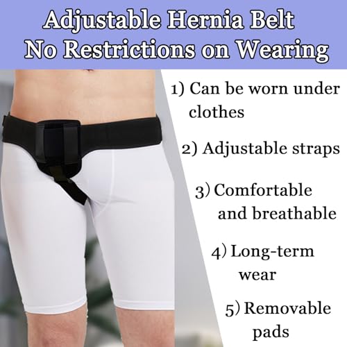 Faja para hernia ajustable soporte inguinal talla única miniatura 2