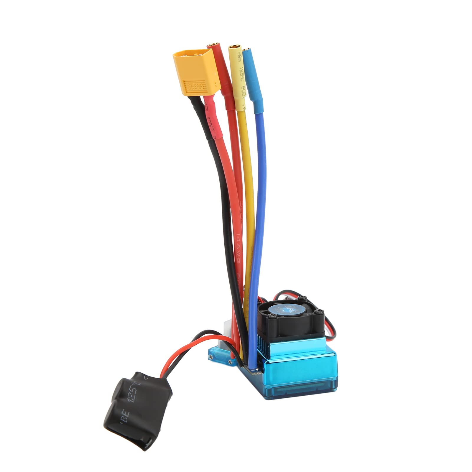 ESC Brushless per Auto RC, ESC Brushless 120A RC Regolatore di velocità Elettrico Programmabile Impermeabile Antipolvere Accelerazione di 9° Livello XT60 Plug ESC Universale per