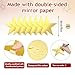Leinuosen 80 Pieces Stars Cutouts Glitter Double Printed Paper Cardboard Stars Decorations for Bulletin Board Classroom Wall Party Decoration Supply, 6 Inches(Gold)