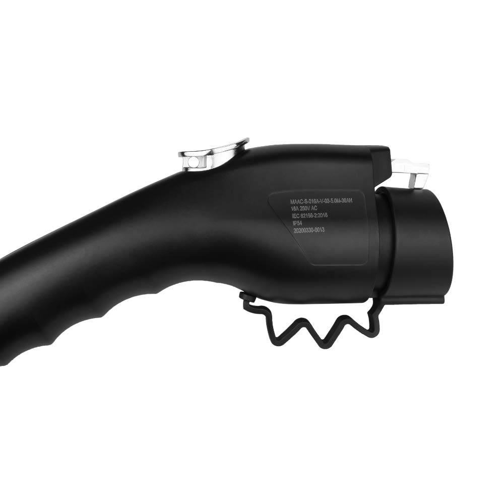 Preis-Zone EV kabel do ładowania do samochodu elektrycznego wtyczka ładowarka typ 1 / typ 2 adapter 1F 16A 5m IP54 Degson 3251
