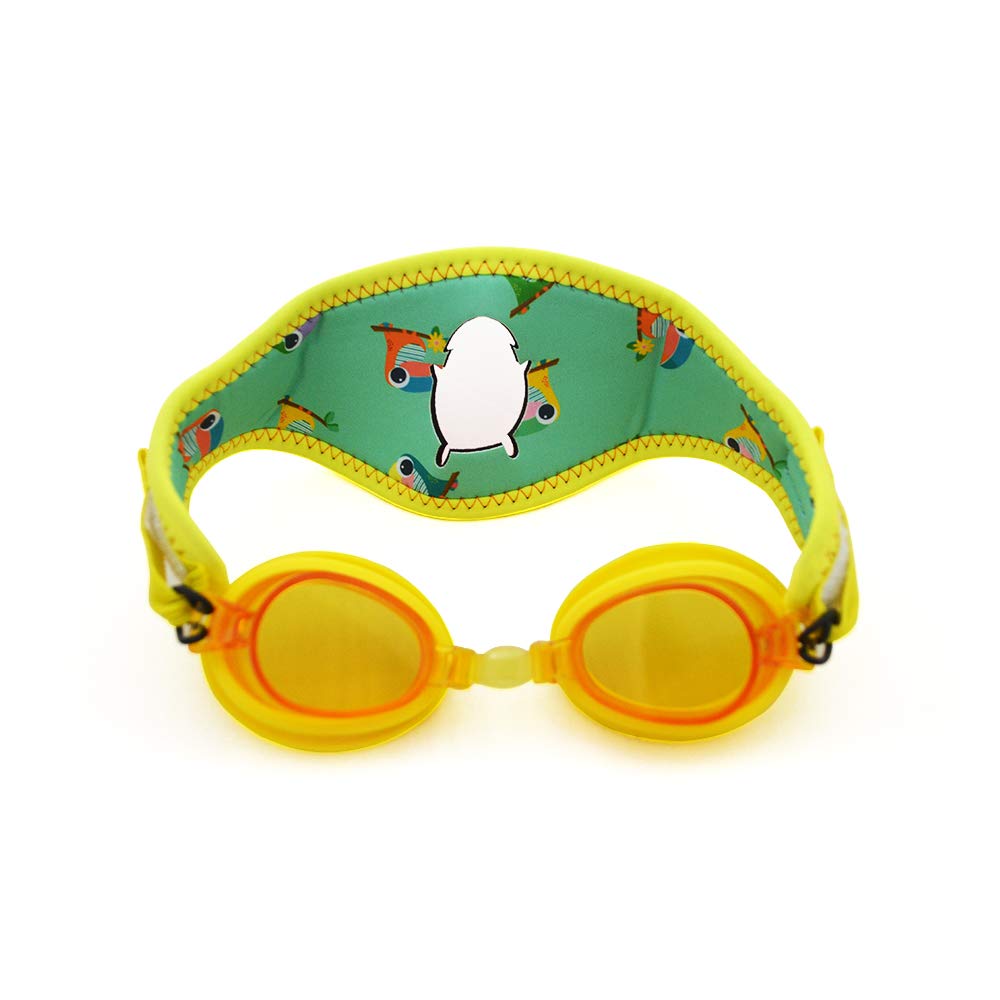 Cheekaaboo Booggles Kids Adjustable Swim Goggles,Anti Fog,UV Protection, Age 2-8