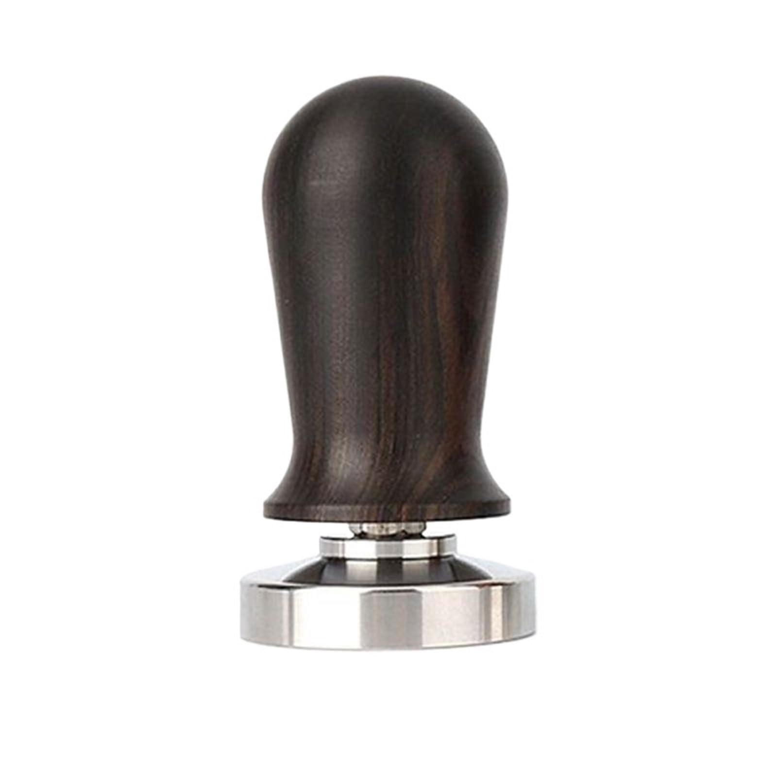 51 Mm 53 Mm 58 Mm Resorte Calibrado 30 Lbs Presión Constante Base De Acero Inoxidable Espresso Tamper Reemplazo Accesorio De Barista(58mm,Walnut)