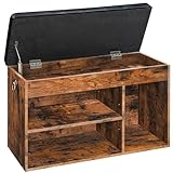 HOMCOM Entryway Storage Bench