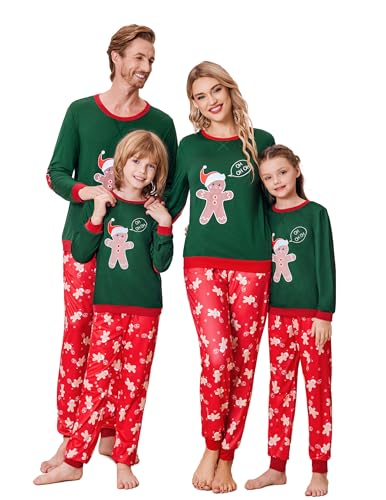 Ekouaer Christmas Child Pajamas Sets X-mas Holiday Pjs