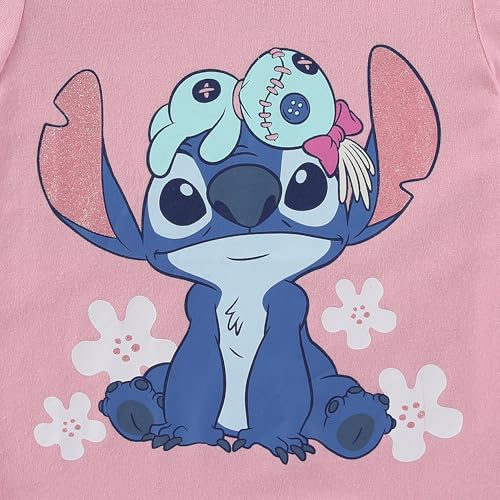 Image of Disney Lilo & Stitch Angel Girls Short Sleeve T-Shirt for Big Kids