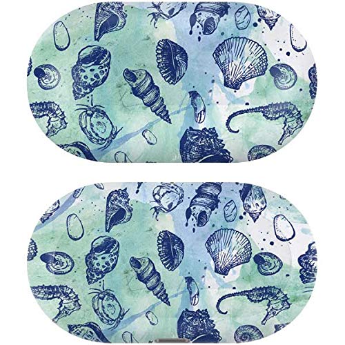 Skinit Decal Audio Skin Compatible with Galaxy Buds+ - Officially Licensed Skinit Originally Designed Sea Shell Variety Design