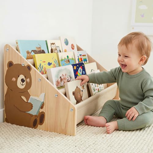 SheSeek Montessori Toddler Bookshelf