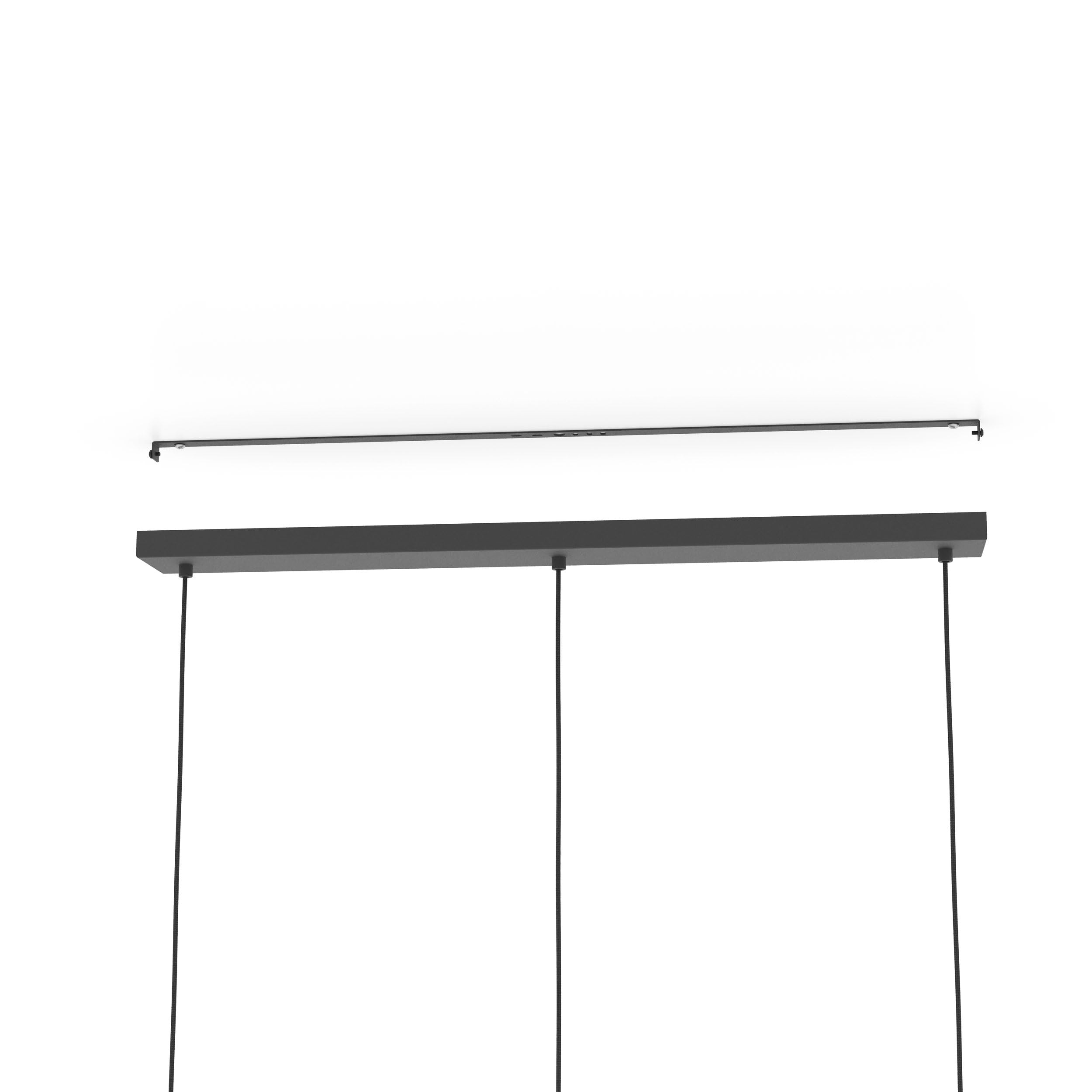 EGLO hanglamp Grizedale - e27 - ø 50 cm - zwart/goud - staal