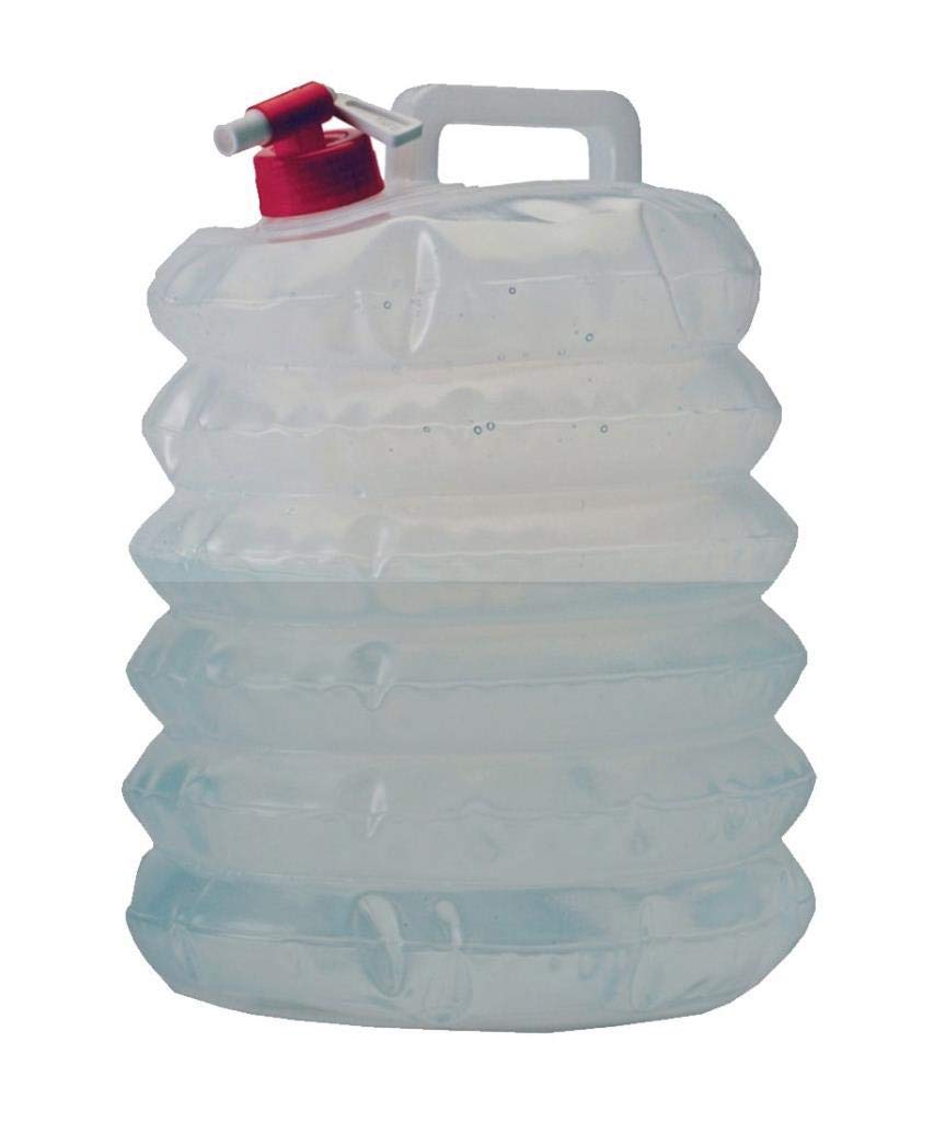 Vango 8L Collapsible Water Container, Foldable Water Carrier with Tap, Household Storage Water Bucket Lightweight Portable Water Carrier with Handle for Camping BBQ Picnic Outdoor Use