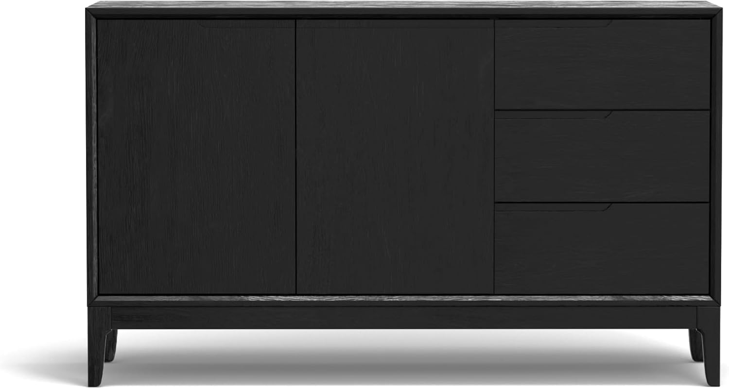Alpine Furniture Cove Server Sideboard, Black