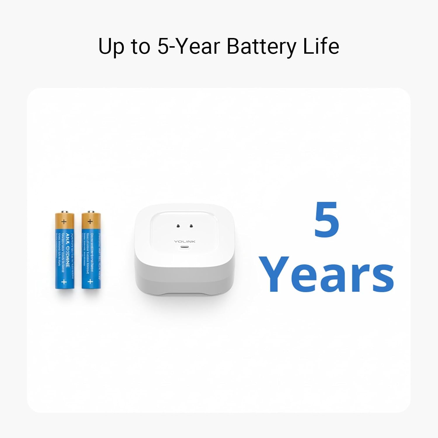 YoLink Water Leak Starter Kit: Hub + 4 Leak Sensor 4 (105 dB Siren), LoRa Long-Range, App/SMS/Email Alerts, D2D Offline, 2 AAA Up to 5-Year Battery, Compatible with Alexa/IFTTT/Home Assistant