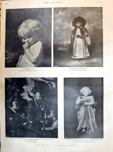 Original old antique victorian print Una Stampa