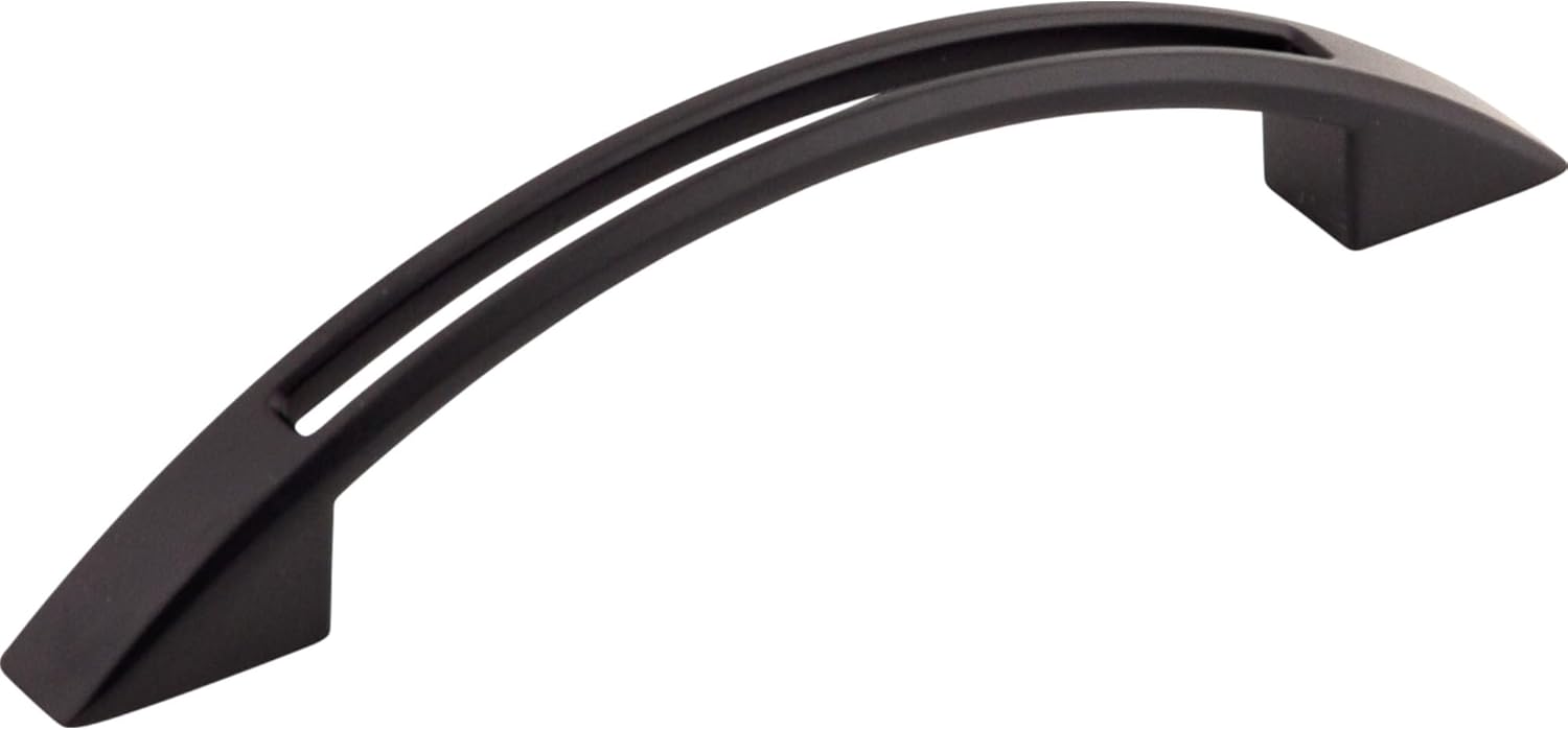 Top Knobs TK618PN Mercer Collection 3-3/4 Inch Tango Cut Out Pull, Polished Nickel