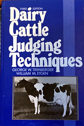 Dairy Cattle Judging Techniques 013196352X Book Cover