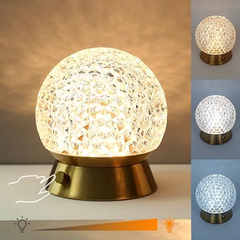 Amingulry Cordless Table Lamp with Colour Modes Cover