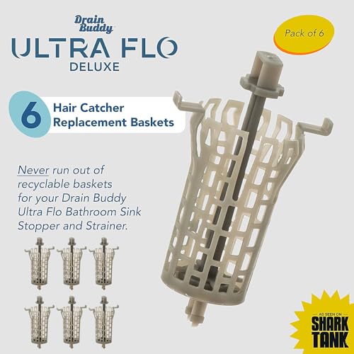 Drain Buddy Ultra Flo 6 piezas para desagüe de lavabo miniatura 2