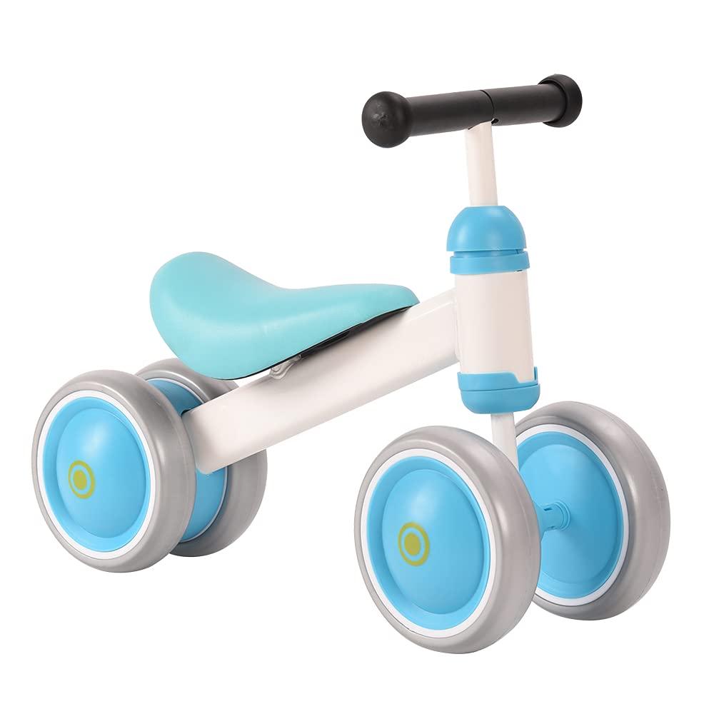 Draisienne Bebe sans Pédales, Vélo Bébé 10-36 Mois, Velo Bebe 1 an - Solide et Stable (Bleu)